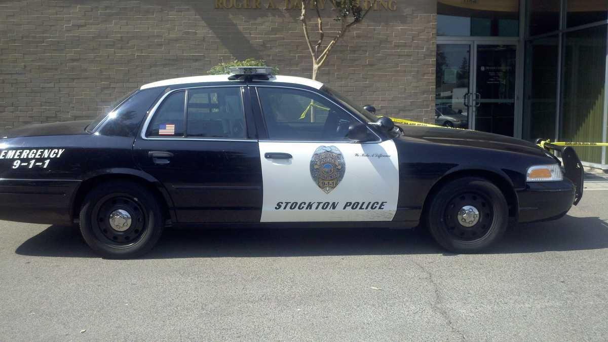 Photos from the field Men wearing wigs, beanies rob Stockton bank