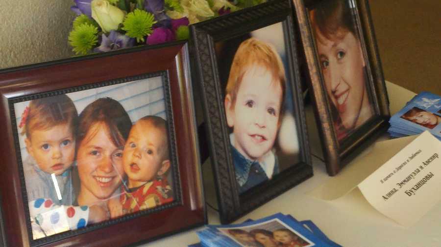 People packed the church Saturday for a memorial service to honor the fallen victims of a triple homicide in Rancho Cordova on Tuesday. Gregoriy Bukhantsov is accused of killing his brother's wife and two toddlers (Oct. 27, 2012).
