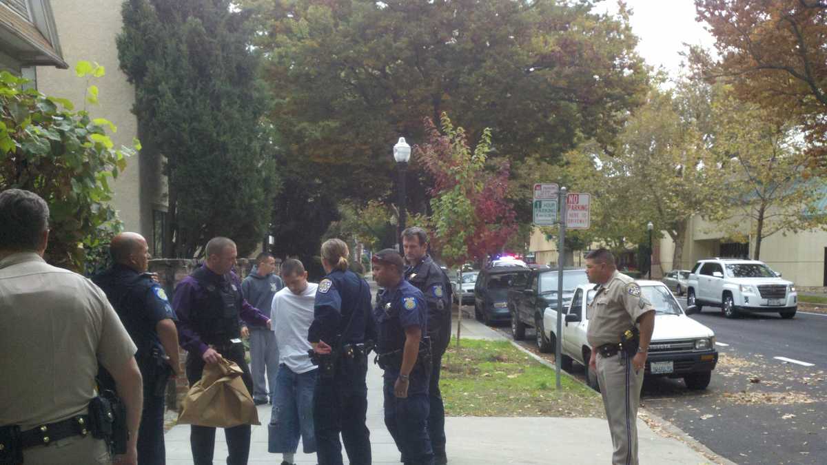 Photos: Chase ends with arrest in downtown Sacramento