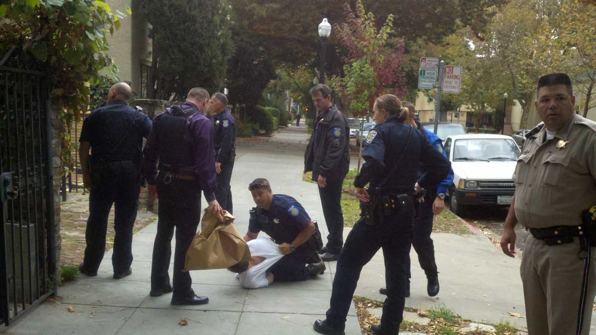 Photos: Chase ends with arrest in downtown Sacramento