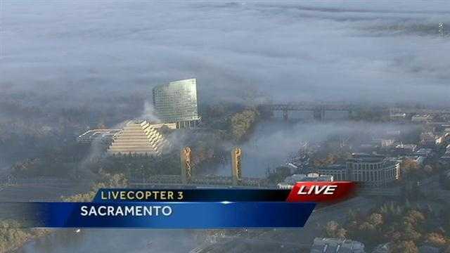 Many early risers and Black Friday shoppers began to see a blanket of fog move into the area this morning.