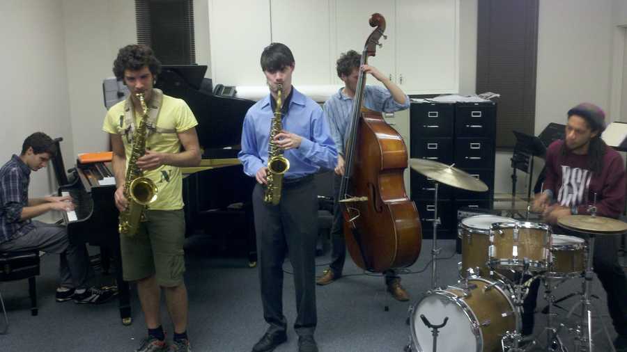 Five students at the University of the Pacific are in a fellowship program to study jazz music (Dec. 5, 2012).