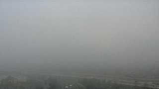 A skycam over Rancho Cordova shows fog