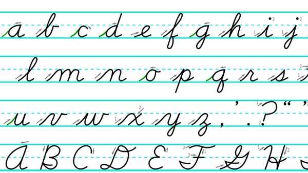 Is writing on the wall for cursive?