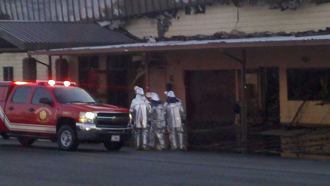 LiveCopter photos Fire burns for hours at Beale Air Force Base