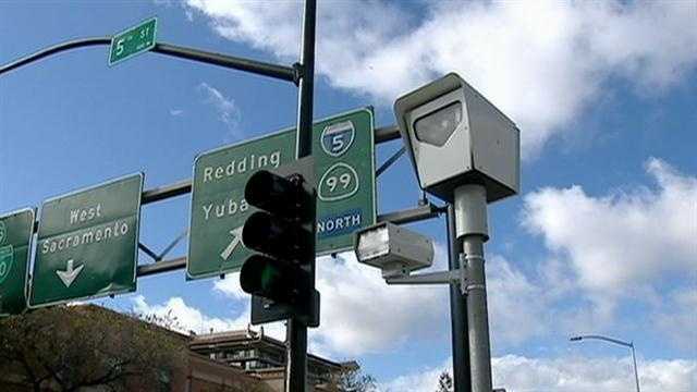 red light camera locations sacramento