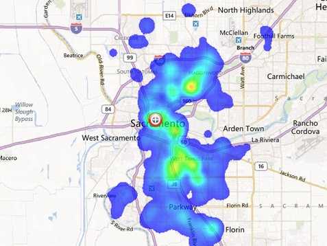 By The Numbers: Crime Hot Spots In Sacramento