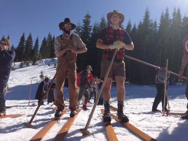 Photos Longboard Ski Races Carve Nostalgia On Snow