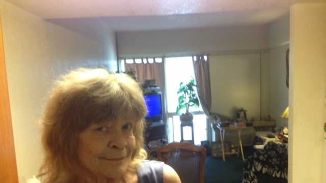 Linda Guinn says her apartment remains infested, despite recent treatments (April 11, 2013).