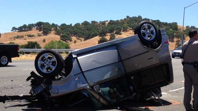 Photos: 3-car crash in Solano County leaves one dead