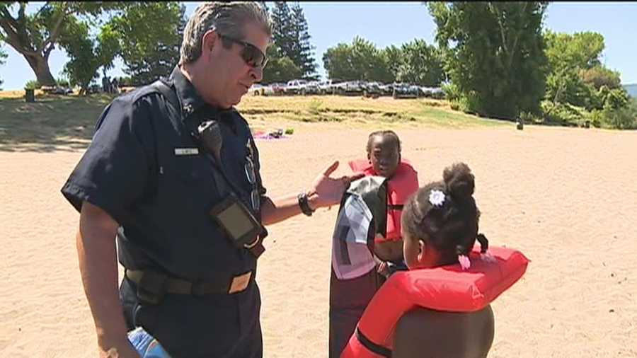 The Sacramento fire department explains why it is so important for children under 13 to wear life vests when in or on the Sacramento River.
