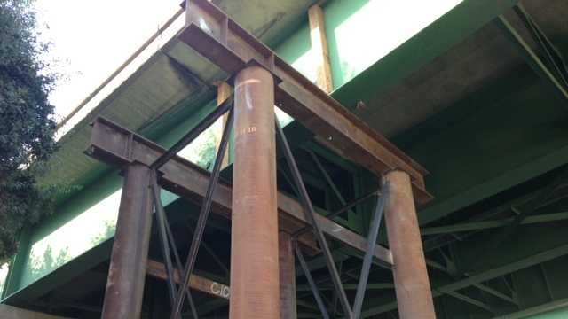 An ultrasonic inspection in June revealed weaknesses in two spots of the Pioneer Bridge, the section of Capital City Freeway that crosses the Sacramento River, the state transportation agency said Tuesday (Aug. 20, 2013).