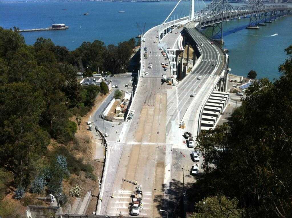 Bay Bridge construction on schedule