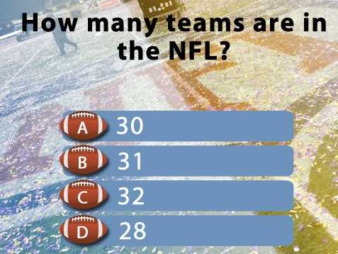 Pop quiz: Test your NFL knowledge