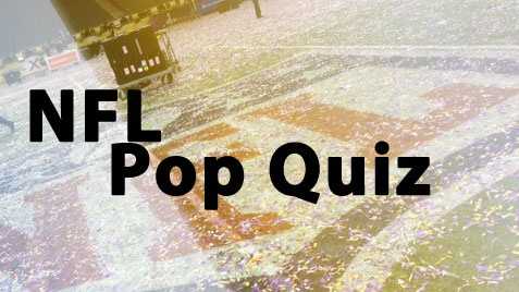 Pop quiz: Test your NFL knowledge