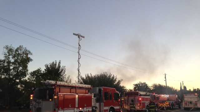 Photos: Dog alerts family to fire, everyone escapes