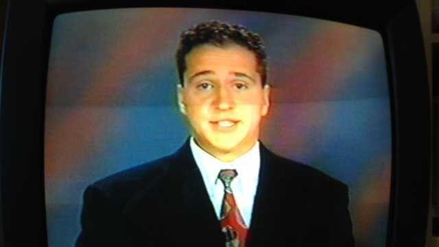 6. My first on-air job was as a weekend weather anchor in Twin Falls, Idaho. This is a screen grab from my first time ever on an anchor desk.
