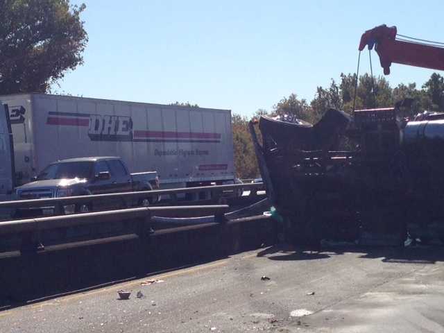 Photos: Crash Closes Lanes Of I-5 In Sacramento