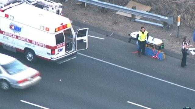 Photos: Injury crash on I-80 in Roseville