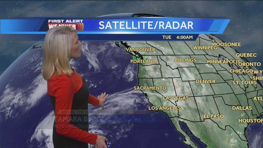 Cloudy skies linger. Tamara details how long the clouds will last and the changes ahead this week.