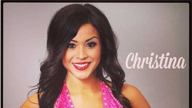Meet Christina, and go here to see more photos of the 49ers' Gold Rush cheerleaders. 