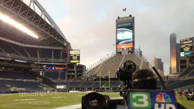A photo of CenturyLink Field in Seattle.