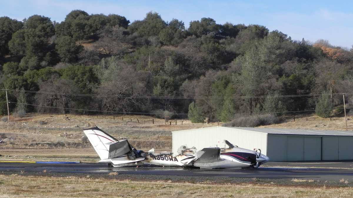 Small plane catches fire after crash at Columbia Airport