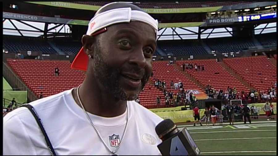 Football Hall of Famer Jerry Rice talks about coming to Hawaii for the Pro Bowl.