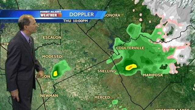 Thunderstorms and lightning were seen in the Sacramento area and several foothills communities Thursday night. KCRA 3 chief meteorologist gave a rundown as to what areas were affected.