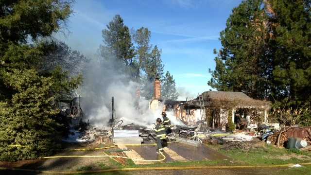Two people died at a home in Placerville on Friday morning, fire officials said (March 7, 2014).