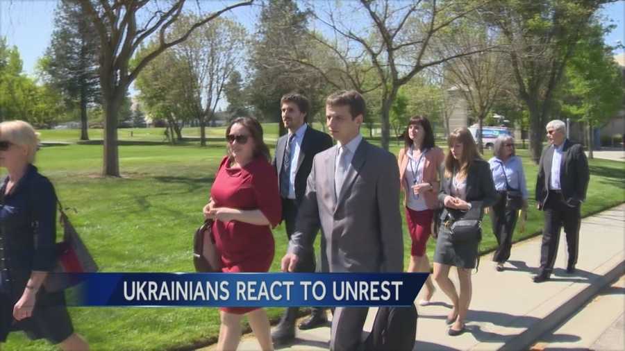 Stanislaus State University hosted a discussion with visiting Ukrainian students to explore their feelings about the unrest in their homeland.
