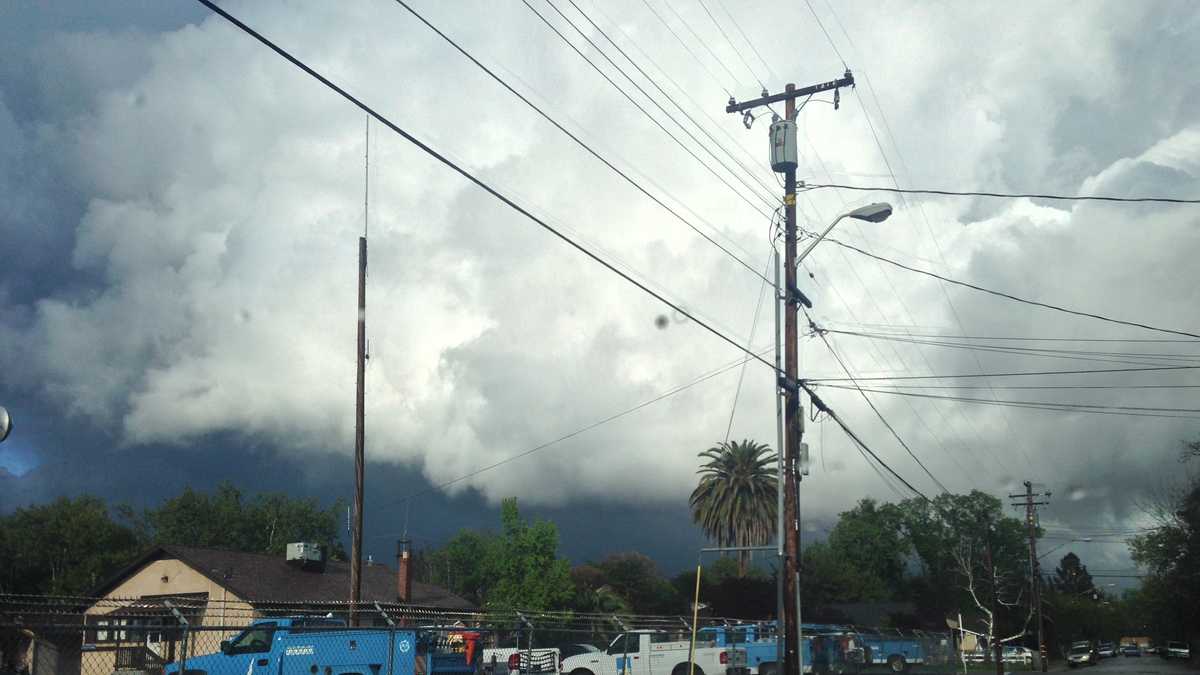 Photos Funnel clouds, hail, rainbows show up across NorCal