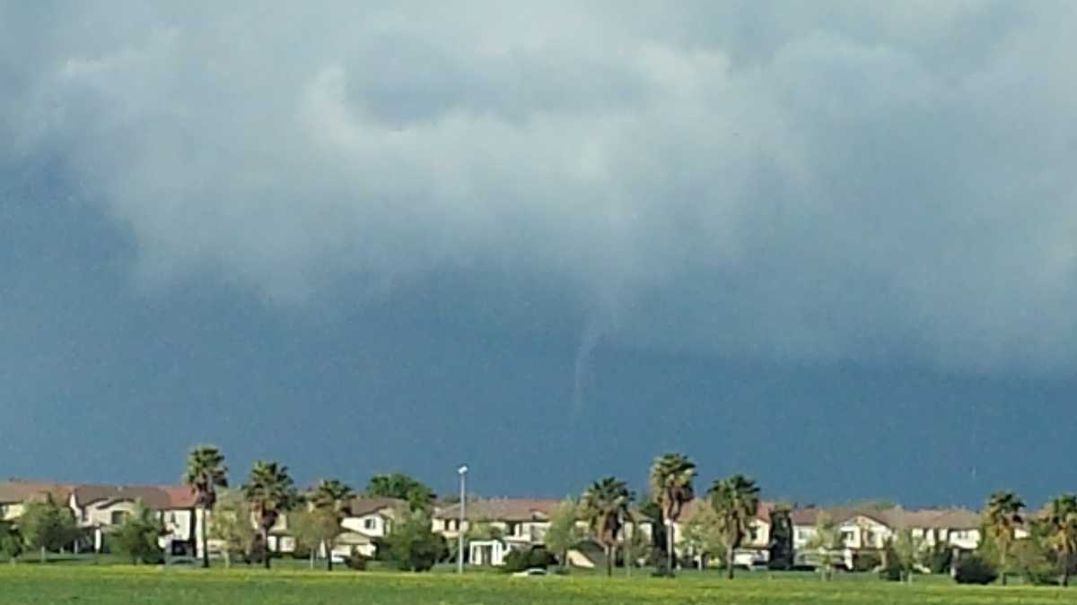 Photos Funnel clouds, hail, rainbows show up across NorCal