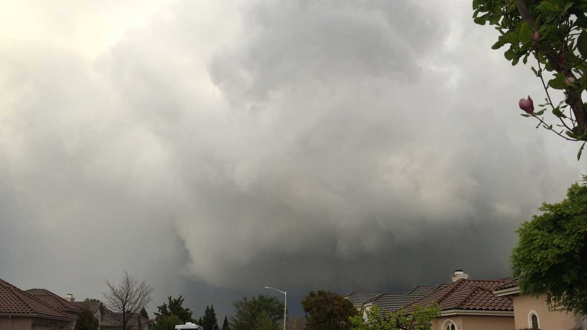 Photos: Funnel clouds, hail, rainbows show up across NorCal