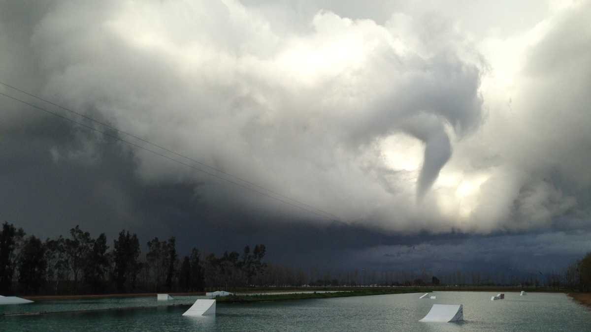 Photos Funnel clouds, hail, rainbows show up across NorCal