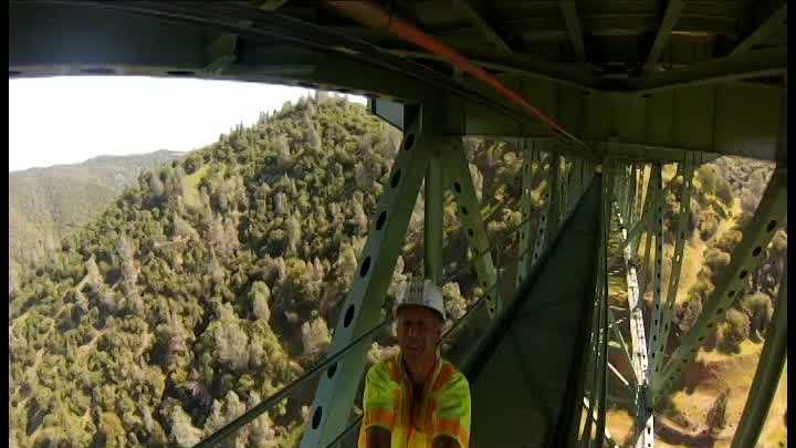 KCRA photographer Michael "Domi" Domaloag gives you a behind-the-scenes look at the completion of the Foresthill Bridge retrofitting project.