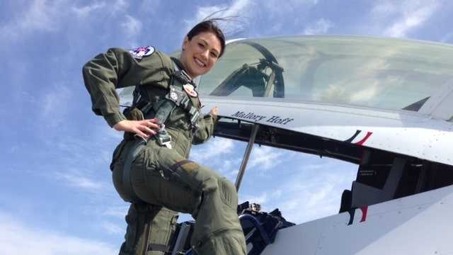KCRA 3's Mallory Hoff got a chance to fly with the U.S. Air Force Thunderbirds before the group's show, Thunder Over Solano, this weekend at Travis Air Force Base.
