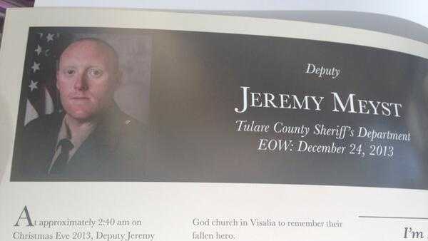 Jeremy Meyst, Tulare County Sheriff's Dept.