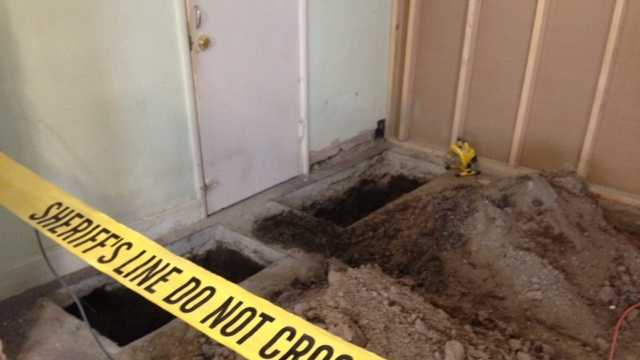 The Sacramento Sheriff's Department says human bones were discovered underneath the foundation of Isleton's Del Rio Hotel.