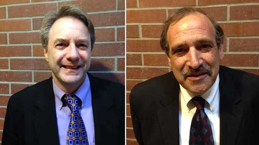 Attorney General candidates Ronald Gold (right) and Jonathan Jaech (left)