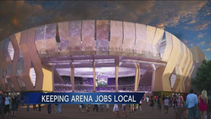 When construction begins on the new Downtown Arena a group formed by the mayor will oversee who gets those construction jobs.
