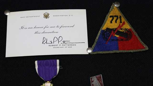 This Bronze Star and Purple Heart are among the unclaimed property being held by the California State Controller's Office. Read more about how to claim unclaimed property: http://www.sco.ca.gov/upd_contact.html