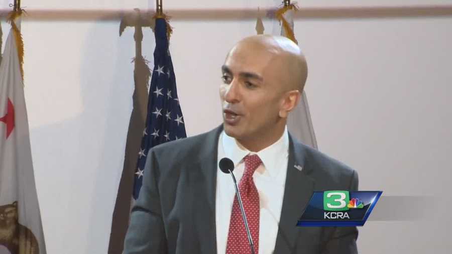 Neel Kashkari told his supporters he was "feeling good" after early returns showed him in second place in the gubernatorial race.