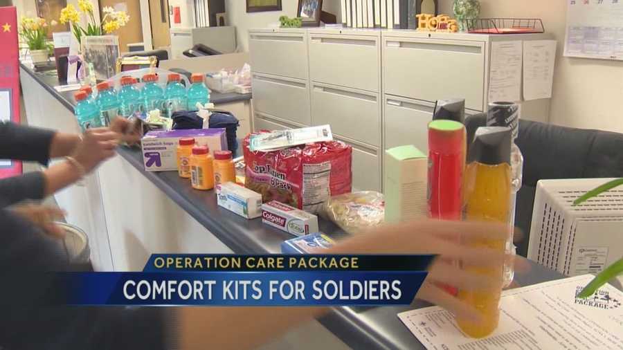 Schools and individuals are helping to make a difference for those soldiers serving overseas by donating items to Operation Care Package.