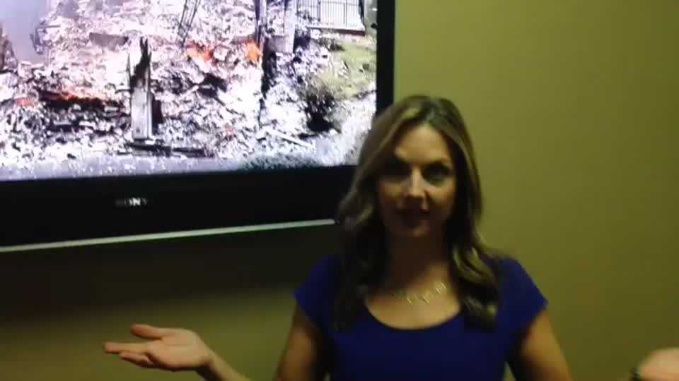 Deirdre tells story behind burning house teetering on Texas cliff
