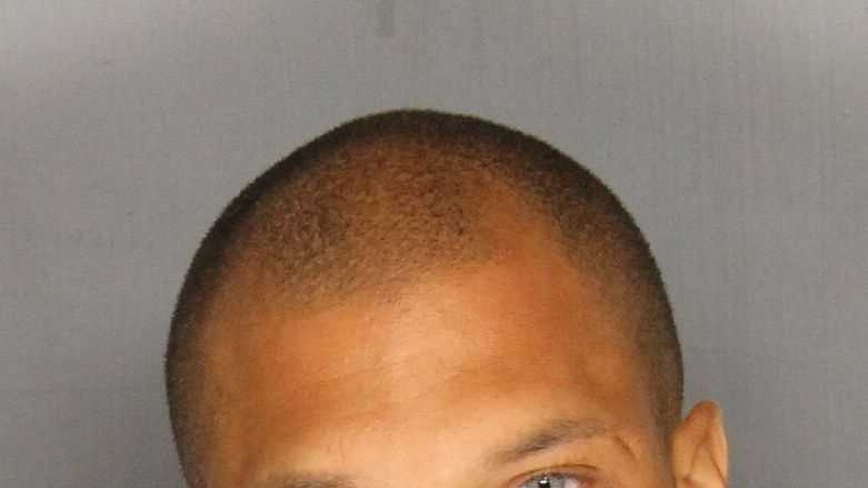 Jeremy Meeks, 30, was arrested on felony weapon charges, police in Stockton said.