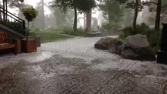 A KCRA u local member sent in this video of a hail storm at Squaw Valley Resort.
