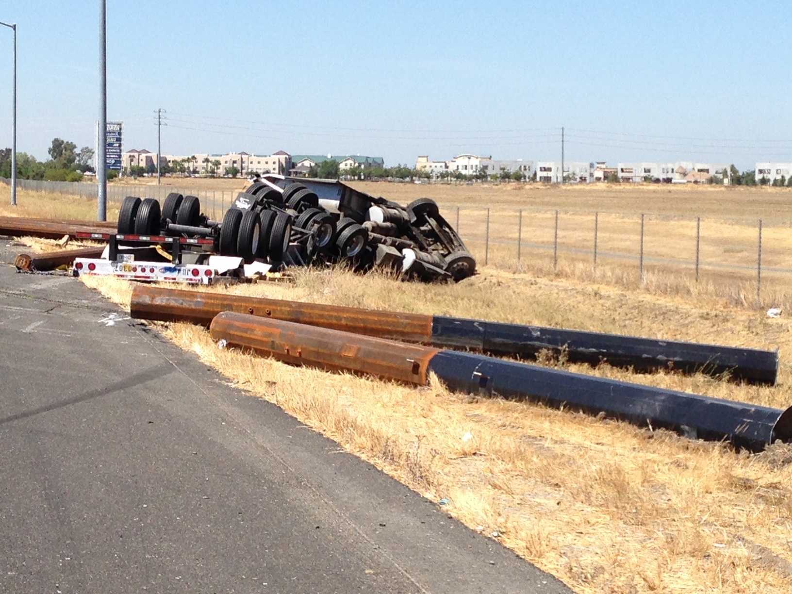 All I-5 Lanes Open After Big Rig Crash Causes Major Delays