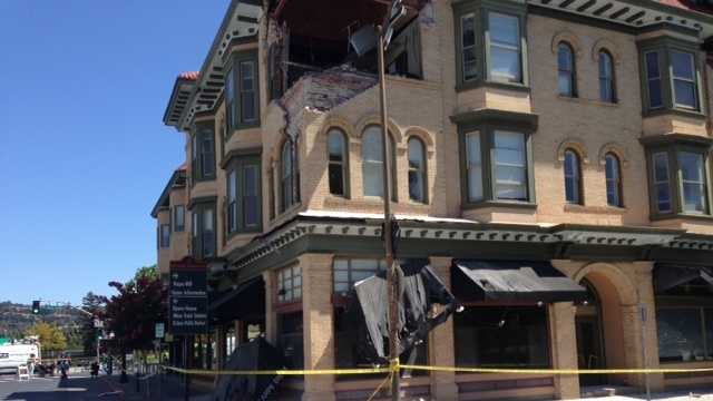 A magnitude-6.0 earthquake resulted in damage at stores, buildings and homes in Northern California. (Aug. 24, 2014)
