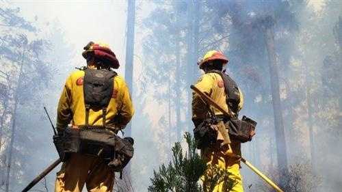 Dramatic photos take you to fire lines in Pollock Pines